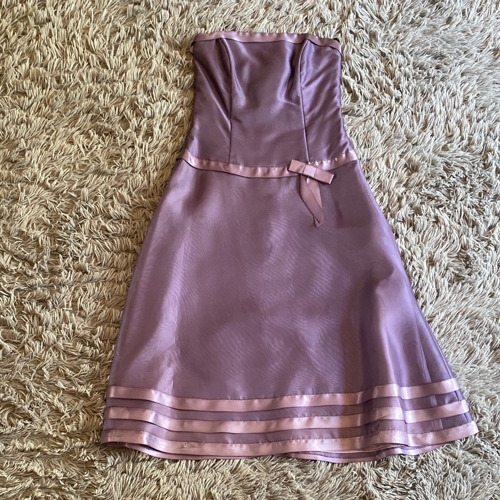 Dessy Collection Lavender Kids Dress